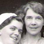 Barbara "Bobbie" Williams (Nora's sister)and Winifred Williams (Nora's mother).