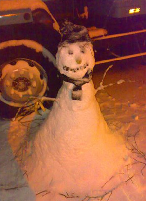Home Time - snowman