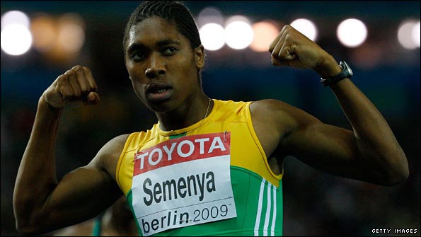 Semenya celebrates victory