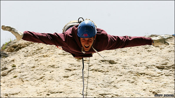 Steven Finn pictured during England's boot camp in Gemany