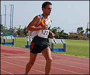 Steve Dawes of the medal winning marathon team.