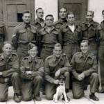 The party from Matklers the other timber mill. This was taken just beside our billet