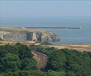 The Durham coastline