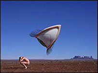 Album cover showing an eye looking at a man