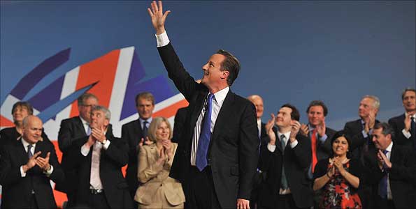 David Cameron at the Conservative Party Conference