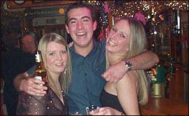 Sam Coventry, Joe Singleton and Amy 