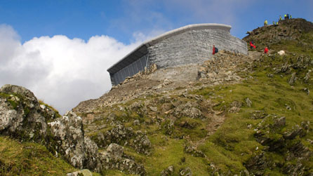Photograph of Hafod Eryri (Snowdon summit) by Ray Hole Architects (c) Aneurin Phillips