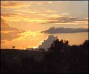 Sunset over Dartmoor