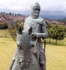 Photograph showing the Robert the Bruce monument