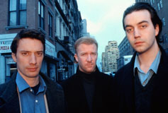 Image: (left to right) Gedeon Naudet, Firefighter James Hanlon, Jules Naudet.
