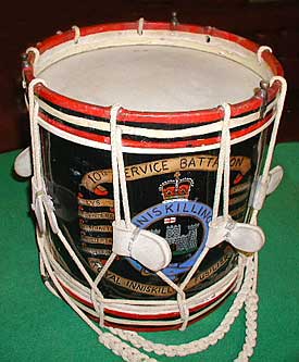 Drum used at the Battle of the Somme