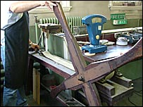 This wire maker is about 100 years old