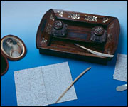 Gaskell's inkstand [John Rylands Library]