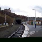 Bransty Station, Whitehaven, Cumbria, 2005. At 7pm on 4 September 1939, along with the other Whitehaven men and boys in the St John's Ambulance Brigade Military Hospital Reserve, Ronald Ritson caught the train from here and travelled to Warrington to join the Royal Army Medical Corps.