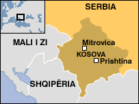 Harta e Kosovës (arkiv)