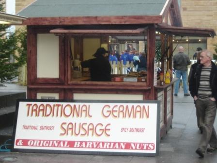 Sausage stall in Inverness