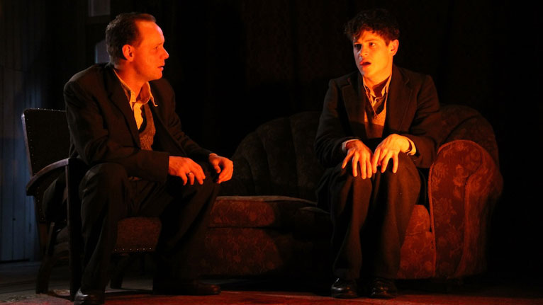 Jamie Ballard and Iwan Rheon in The Devil Inside Him © Toby Farrow