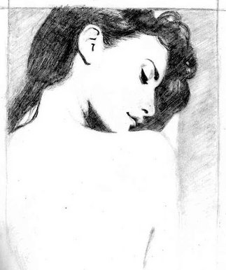 Drawing of Penelope Cruz