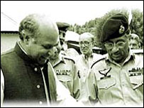 جنرل مشرف اور سابق وزیر اعظم نواز شریف