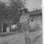Harry Pratt 1941 (Age 20)at a training camp in Ahmadnagar, India. He was taken POW in 1942, at the fall of Singapore, just in time for his 21st Birthday.