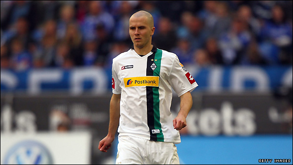 Michael Bradley in action for Borussia Monchengladbach