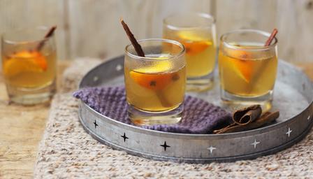 Mulled cider toddy.