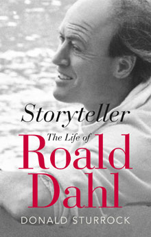 Storyteller: The Life of Roald Dahl by Donald Sturrock cover jacket. Image © HarperCollins Publishers Ltd