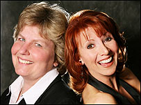 Sandi Toksvig and Bonnie Langford