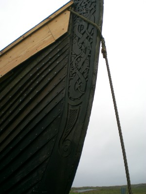 the bow of the Skibladner
