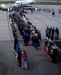 Arrival in Argentina