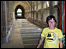 Alison from Germany in the Cathedral