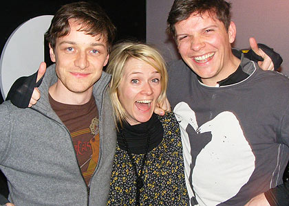James McAvoy and Nigel Harman