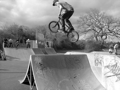 Peet going over the spine