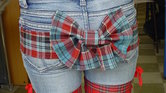 Tartan shorts...