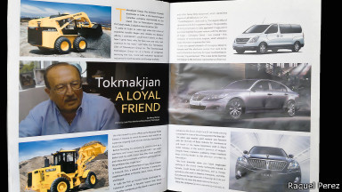 Así presentaban años atrás a uno de los empresarios detenidos hoy bajo acusación de corrupción. (Foto: Raquel Pérez)