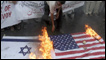 Banderas de Israel y Estados Unidos