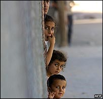 Crianças em Gaza