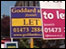 Estate agents boards