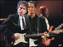 Dylan ganhou um prêmio pelo conjunto de sua obra na cerimônia do Grammy em 1991