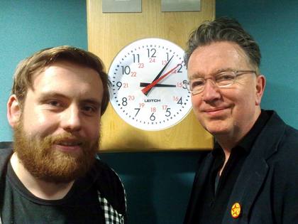 Tom with Will Vaughan aka Stairs To Korea