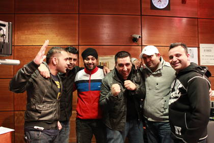 Dipps joined in studio by Aman Hayer and his Entourage