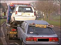 Roadside cars