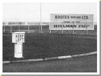 Photograph of Rootes car factory