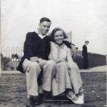 Emma and George Bailey at the Strand, Gillingham Kent - C. 1936