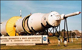 Picture: The rocket Saturn V at the NASA space station