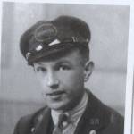 John Blundy in his train shunters uniform