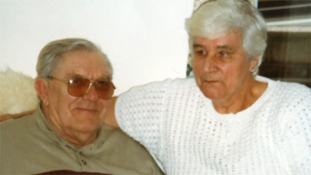 Photo of Mair Uren and her late husband Donald 