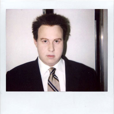 Matt Lucas make-up polaroid