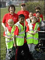 Streetwardens in Walcot and their some of their junior team.