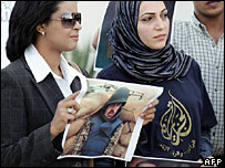 El Cezire muhabirlerinin Kasım ayındaki protestosu 